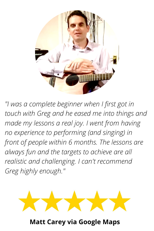 Guitar Lessons in Ewell Testimonials